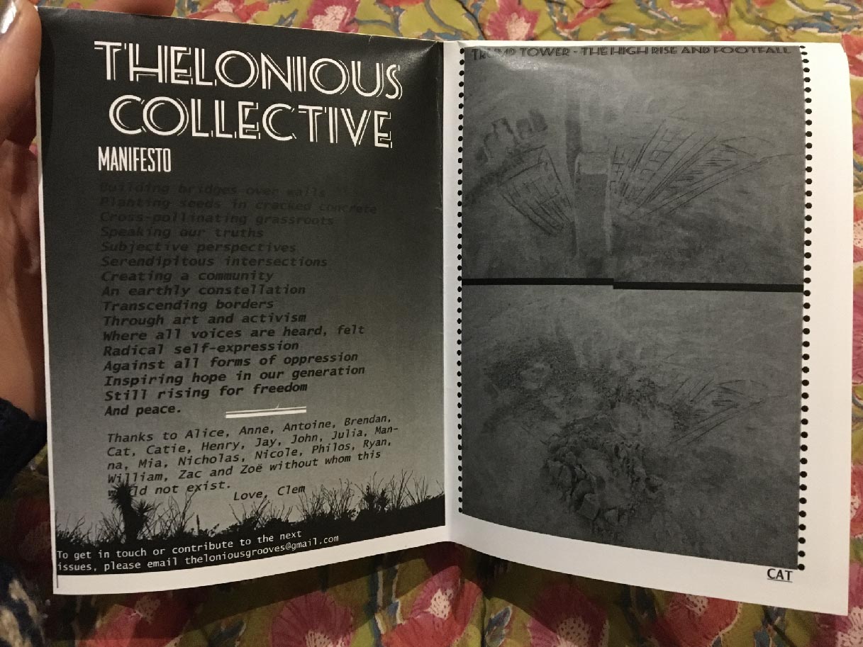 Thelonious zine photo