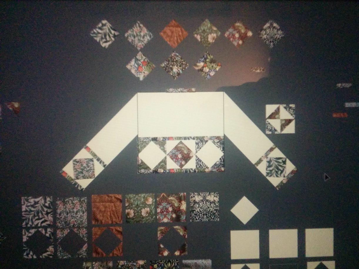 Photo of quilted patchwork top