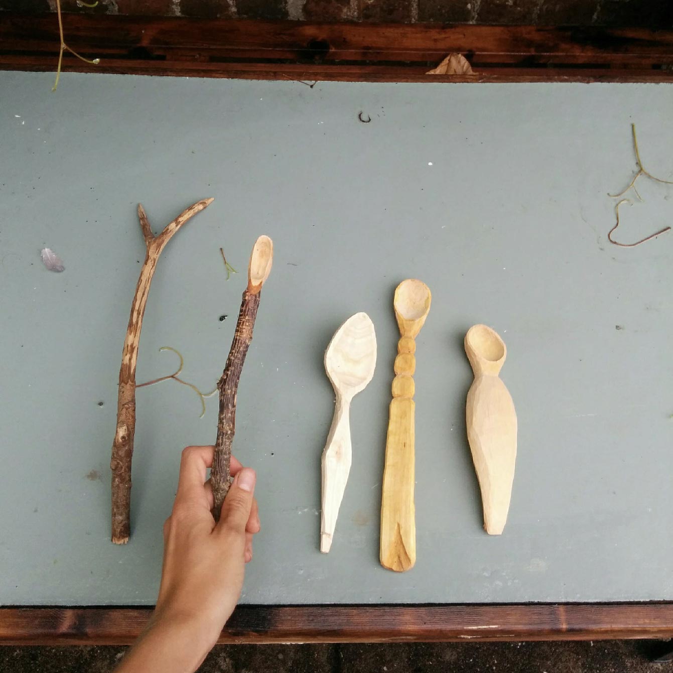 Photo of wooden spoon