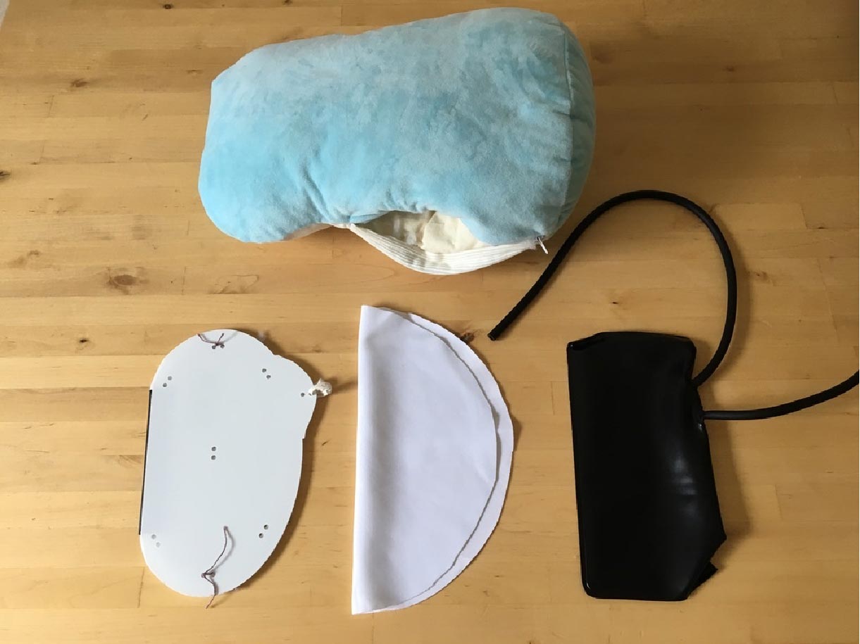 Photo of calming cushion prototype