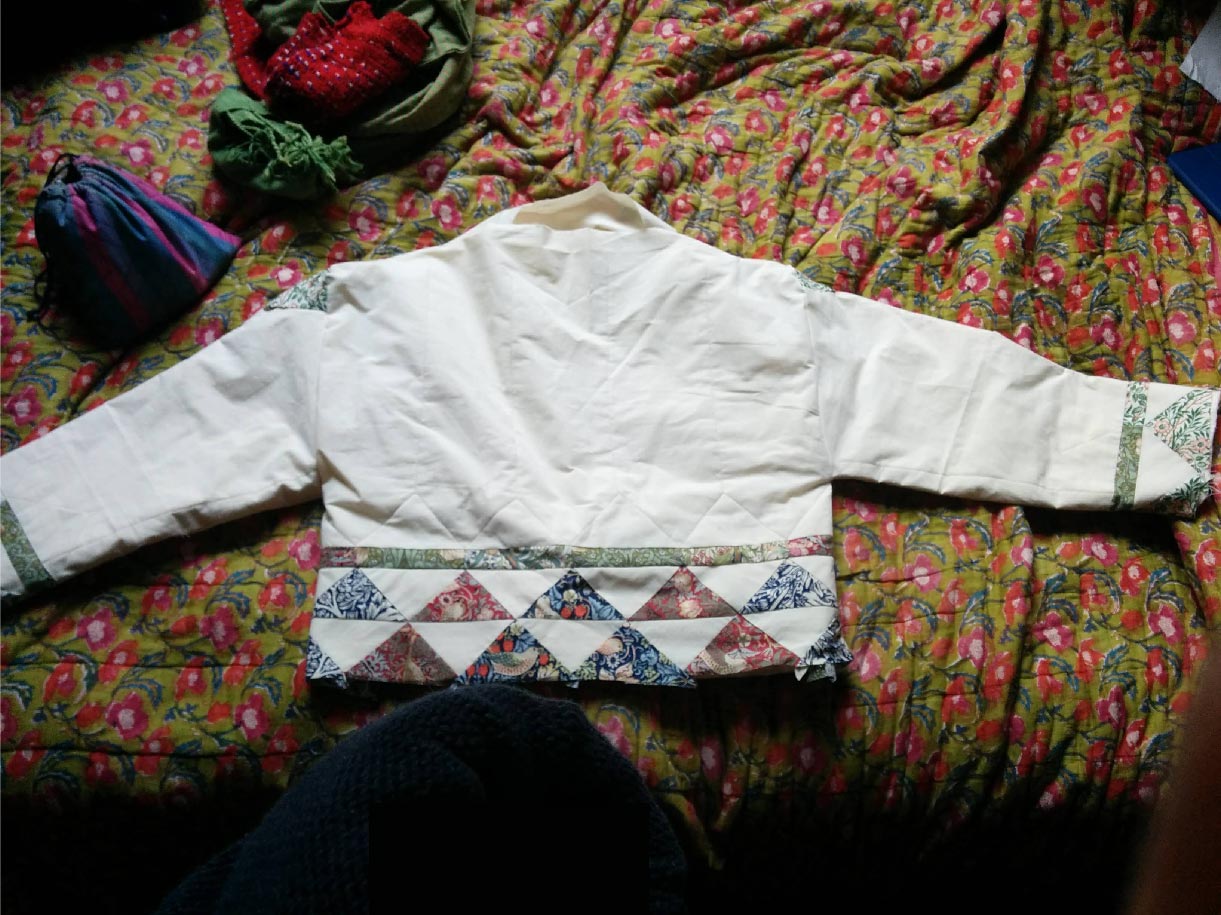 Photo of quilted patchwork top
